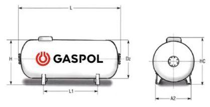 Zbiornik naziemny na gaz płynny - wymiary