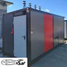 Kotłownia kontenerowa gazowa 480 kW – ACV Nextra120 (4×120 kW)