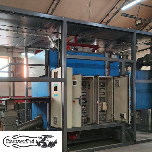 Kotłownia Kontenerowa BINDER 840kW BIOMASA / ZRĘBKA