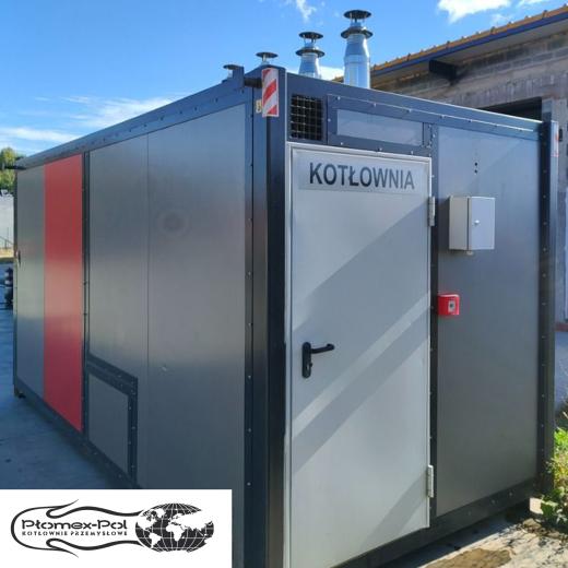 Kotłownia kontenerowa gazowa 480 kW – ACV Nextra120 (4×120 kW)