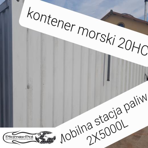 Mobilna stacja paliwowa 10 000 l w kontenerze 20HC