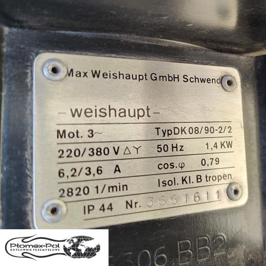 Używany Palnik Gazowy Weishaupt G5/1-D (175-940kW) — OKAZJA!