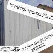 Mobilna stacja paliwowa 10 000 l w kontenerze 20HC