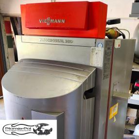Viessmann Vitocrossal 300 130 kW – kocioł kondensacyjny z rampą gazową