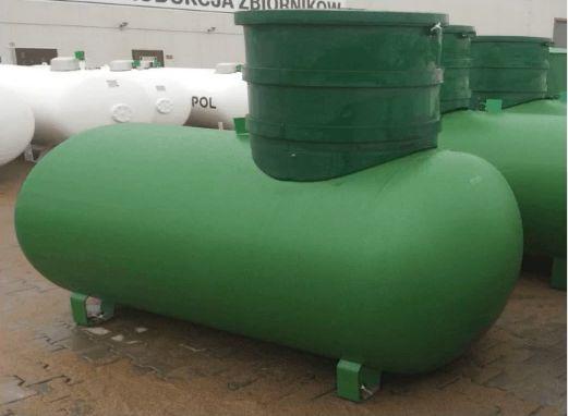 Zbiornik podziemny na gaz płynny - zdjęcie zbiornika o pojemności 2700 litrów