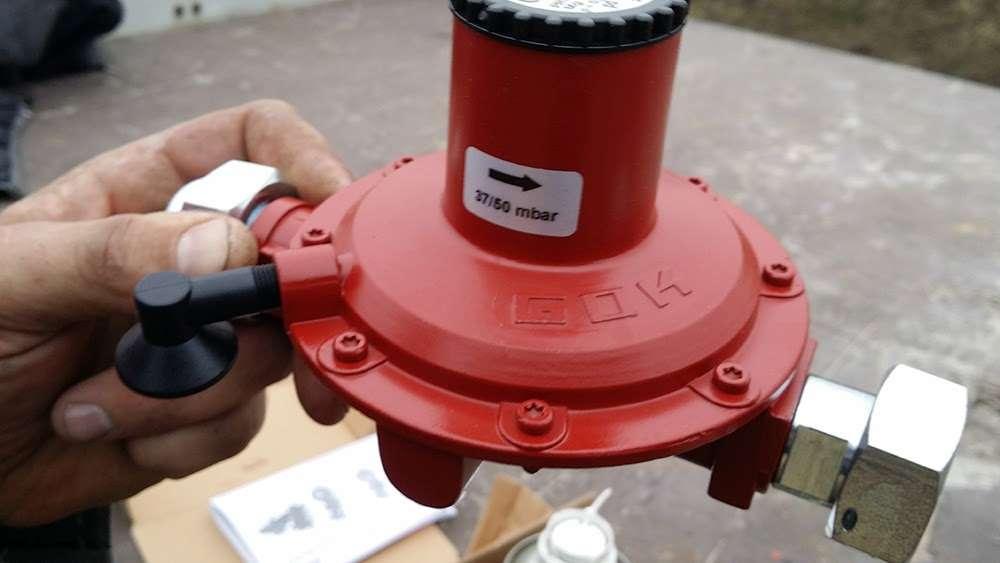Reduktor II stopnia firmy GOK z możliwością regulacji ciśnienia 37/50 bar